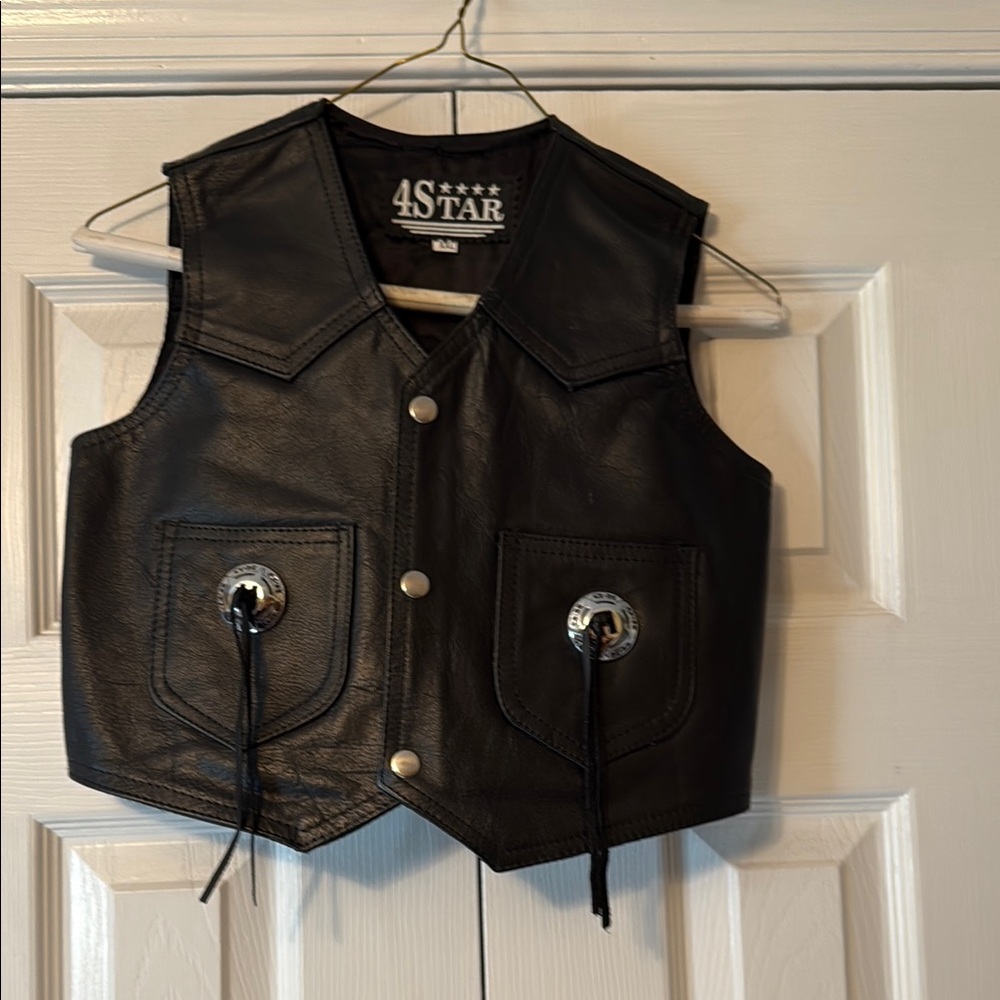 Leather Vest Children’s size XXL